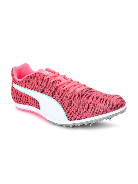 

Puma Men Pink & White Mesh evoSPEED Star 6 Running Shoes