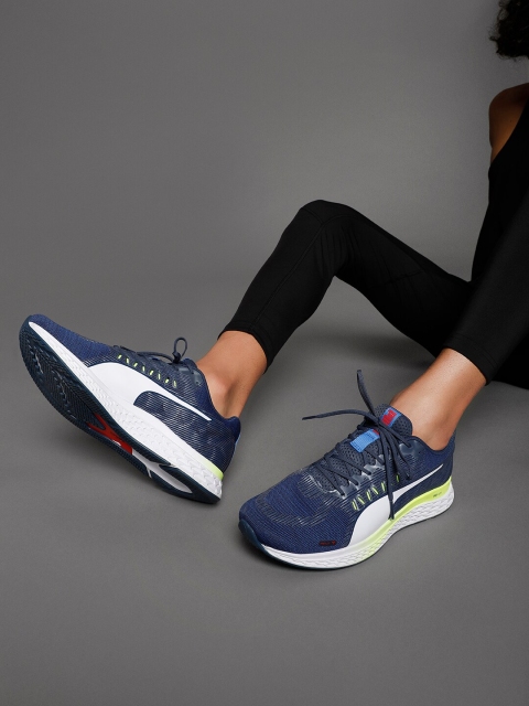 

Puma Unisex SPEED SUTAMINA Blue Mesh Running Shoes