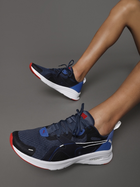 

Puma Men Blue Mesh HYBRID Fuego Running Shoes