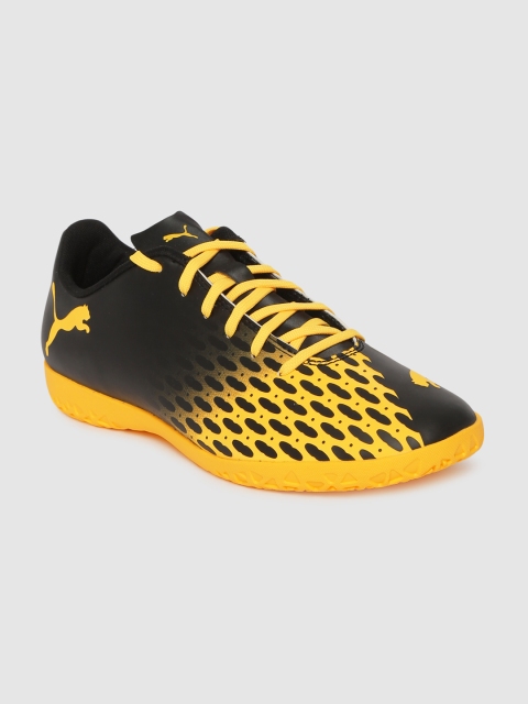 

Puma Men Black & Yellow Spirit III IT Football Shoes