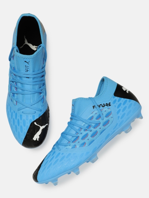 

Puma Men Blue & Black FUTURE 5.3 NETFIT FG Football Shoes