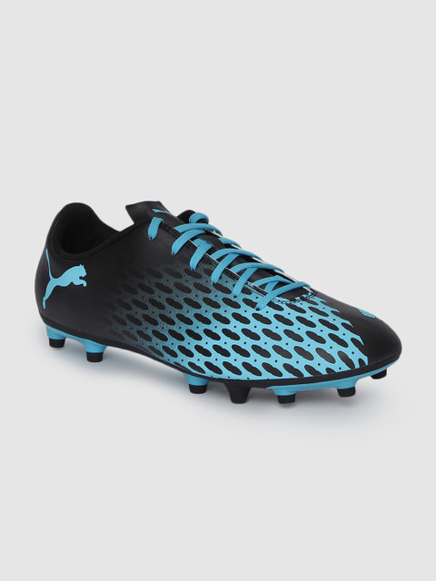 

Puma Men Blue & Black Spirit III FG Football Shoes