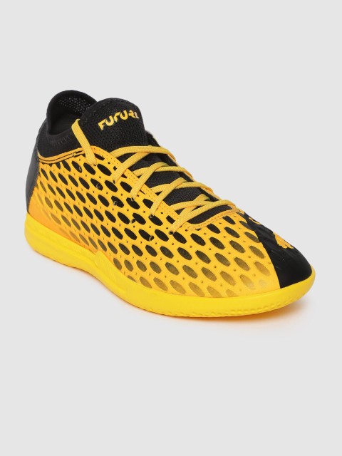 

Puma Men Yellow & Black FUTURE 5.4 IT Football Shoes