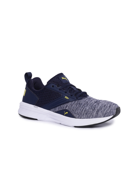 

Puma Men Navy Blue Mesh NRGY Comet Running Shoes