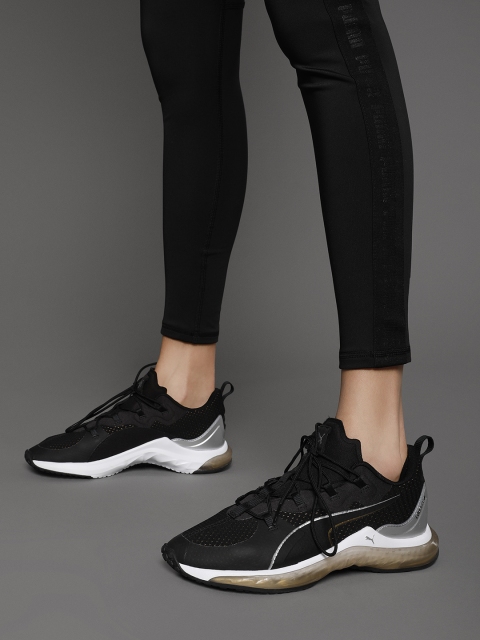 

Puma Women Black Mesh LQDCELL Hydra Metal Training or Gym Shoes