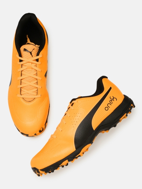 

Puma Men Orange & Black 19 FH Cricket Shoes