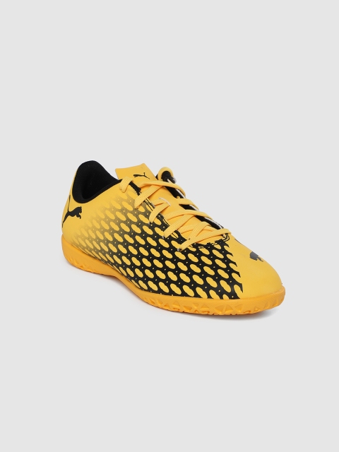 

Puma Unisex Yellow & Black Spirit III IT Youth Football Shoes