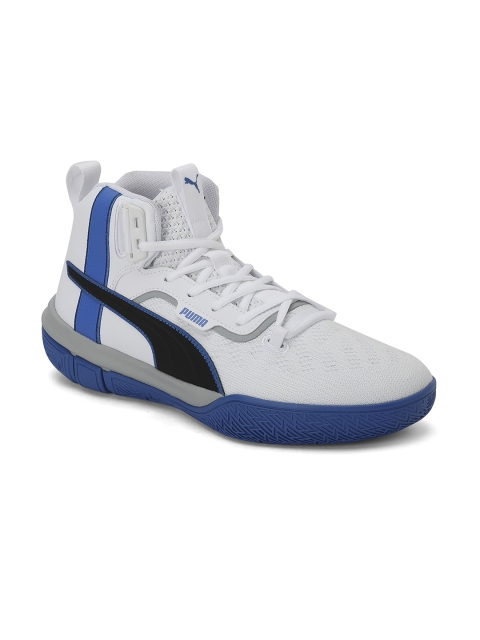 

Puma Unisex White Textile Legacy MM Basketball Shoes