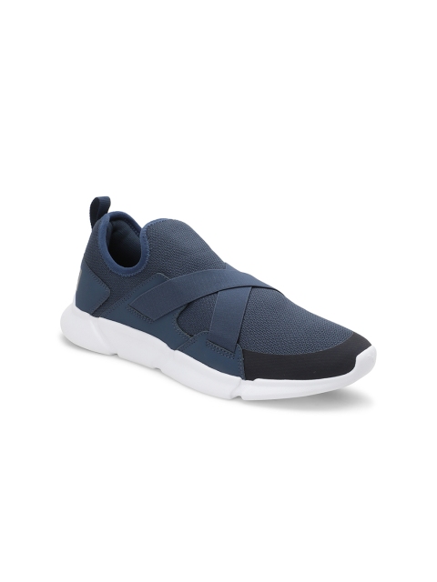 

Puma Unisex Blue Mesh Strider V1 Slip-On Running Shoes