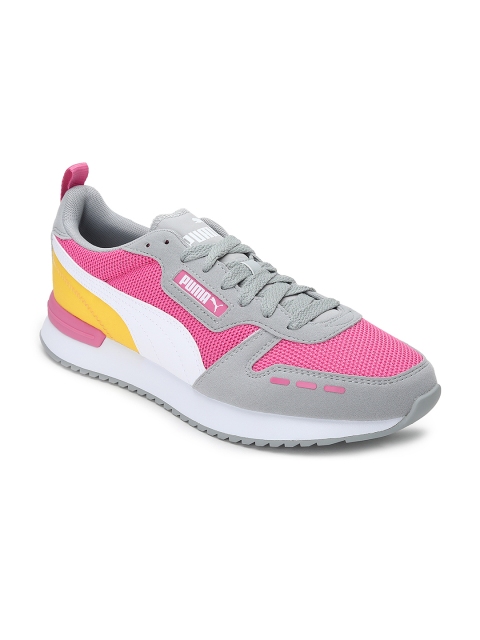 

Puma Unisex Pink Textile R78 Runner Shoes