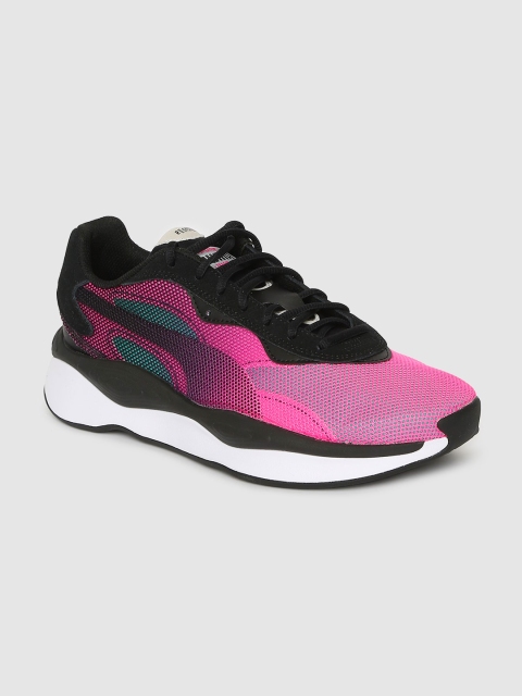 

Puma Unisex Pink & Green RS-PURE Motion Sneakers