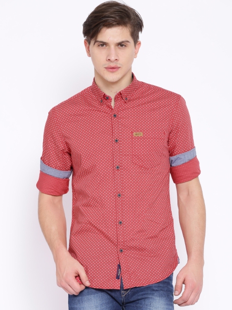 

U.S. Polo Assn. Denim Co. Red Printed Casual Shirt