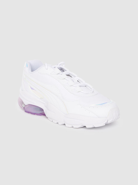 

Puma Women White Cell Stellar Glow Sneakers