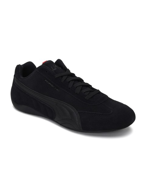 

Puma Men Black Leather PL Speedcat OG Sneakers