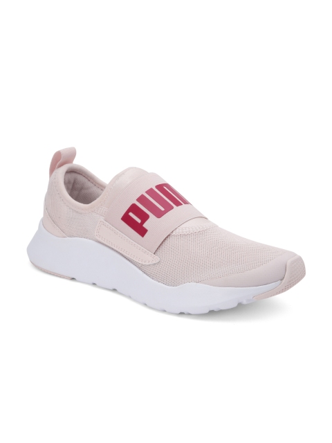 

Puma Women Pink Woven Design Sneakers