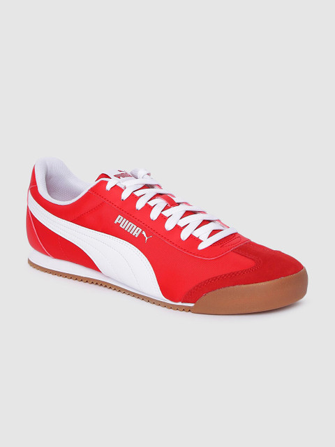 

Puma Unisex Red & White Turino Sneakers