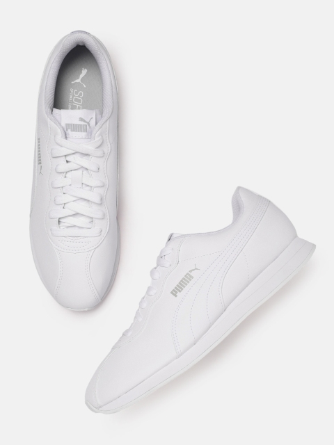 

Puma Unisex White Turin II Sneakers