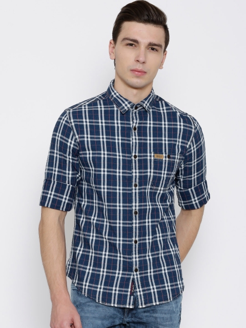 

U.S. Polo Assn. Blue Checked Casual Shirt