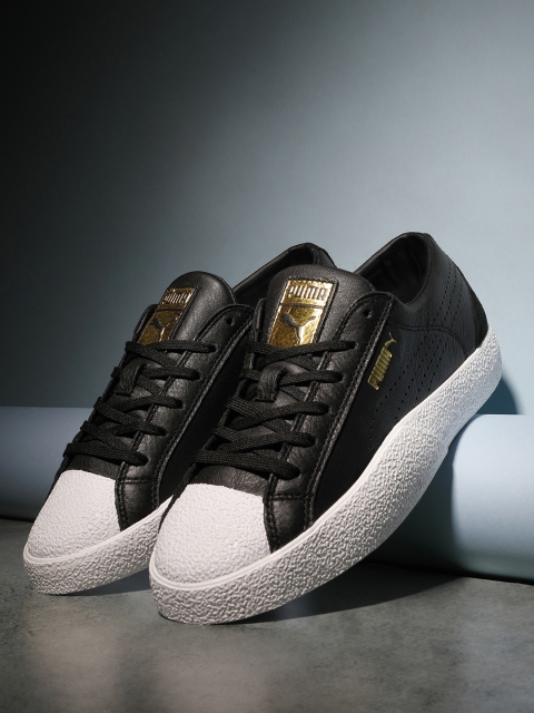 

Puma Women Black Love Grand Slam Leather Sneakers