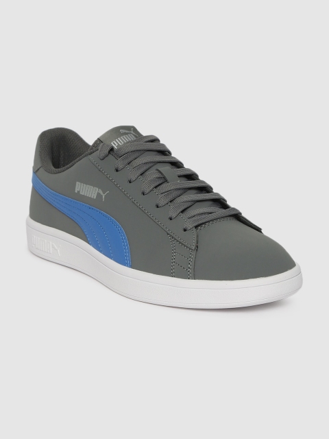 

Puma Unisex Grey Smash V2 Buck Sneakers
