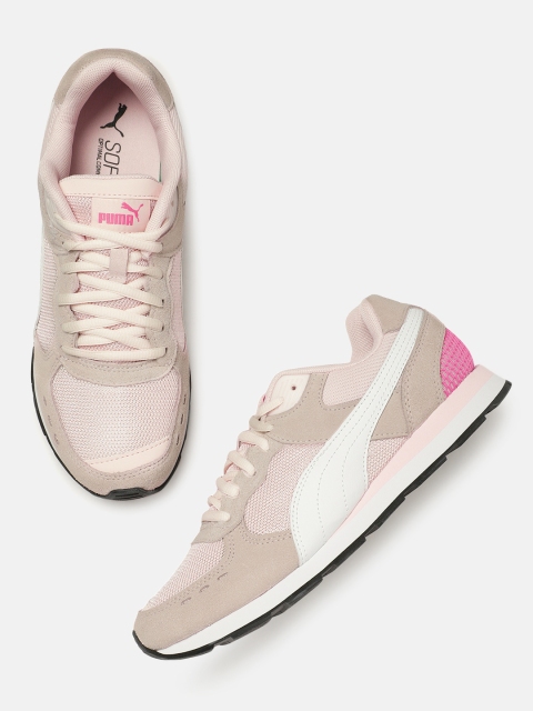 

Puma Women Pink & White Vista Sneakers
