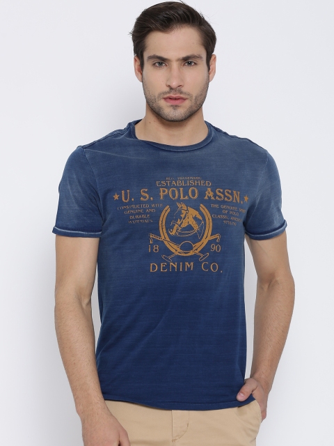 

U.S. Polo Assn. Denim Co. Navy Printed T-shirt, Navy blue