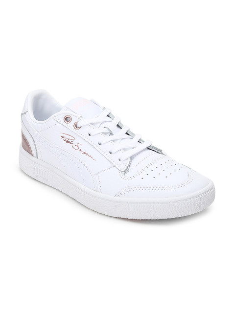 

Puma Women White Ralph Sampson Lo Metal Sneakers