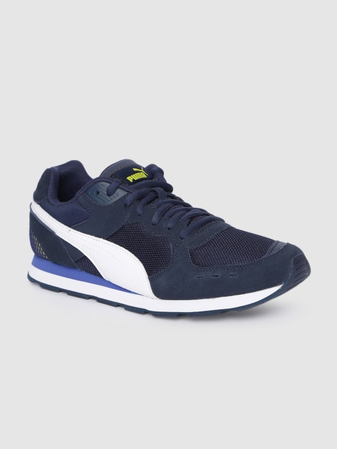 

Puma Unisex Navy Blue & White Vista Sneakers