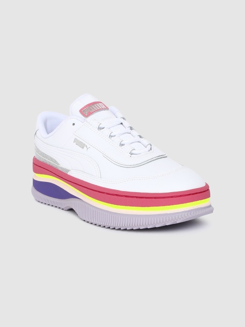 

Puma Women White Deva '90s POP Sneakers