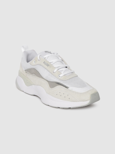 

Puma Women White Lia Pop Sneakers