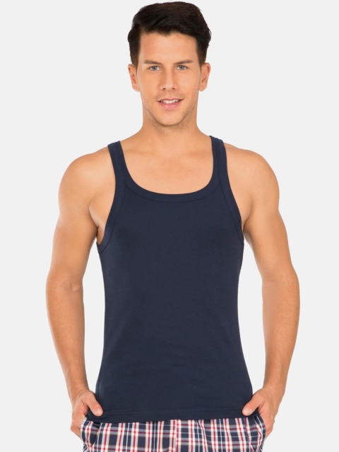 

Jockey Men Navy Blue Innerwear Vest US26-0105