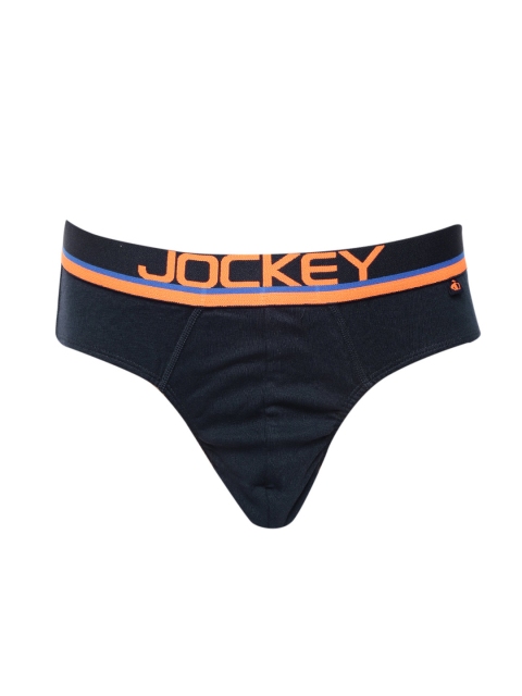 

Jockey Men Navy Blue Solid Basic Briefs FP02-0105