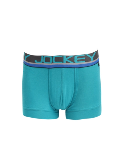 

Jockey Men Teal Blue Solid Pure Cotton Trunks FP03-0105-CBTQ2