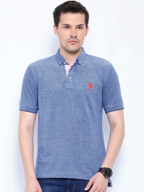 

U.S. Polo Assn. Blue Melange Polo T-shirt
