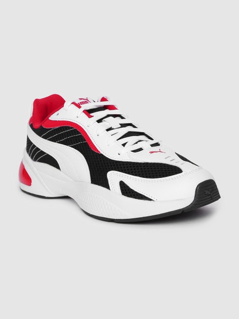 

Puma Unisex White & Black Colourblocked Ascend Lite Sneakers