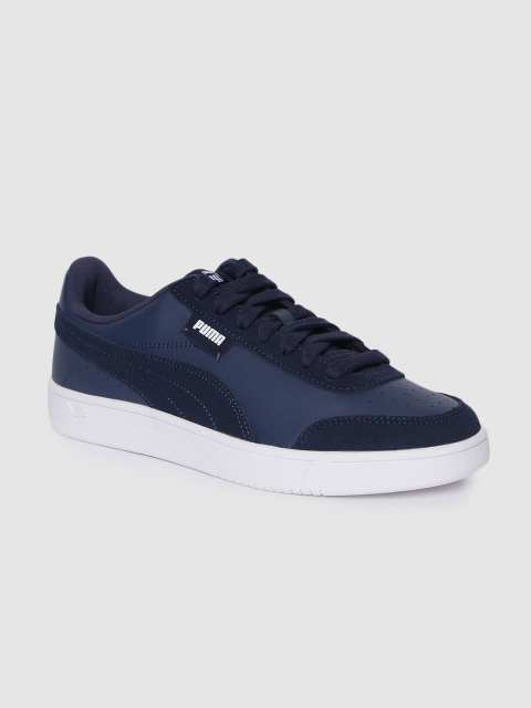 

Puma Unisex Navy Blue Court Legend Sneakers