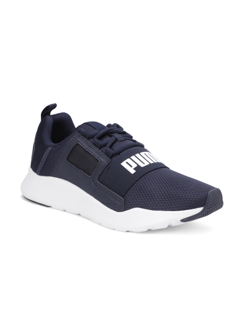 

Puma Unisex Navy Blue Wired Cage Sneakers