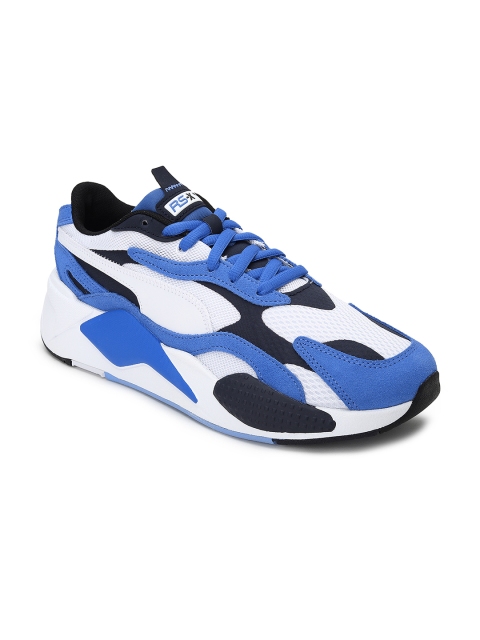 

Puma Unisex Blue & White Colourblocked RS-X3 Super Shoes