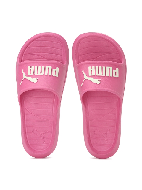 

Puma Women Pink & Off-White Printed Divecat V2 Sandals