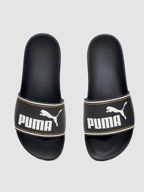 

Puma Unisex Black Printed Leadcat FTR Sliders