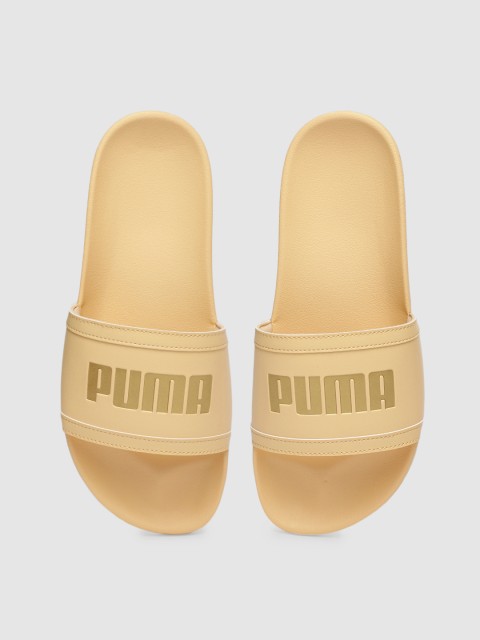 

Puma Women Yellow Leadcat FTR Logo Printed Sliders