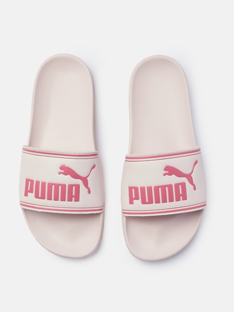 

Puma Women Pink Printed Leadcat FTR Sliders