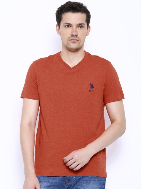 

U.S. Polo Assn. Coral Red T-shirt