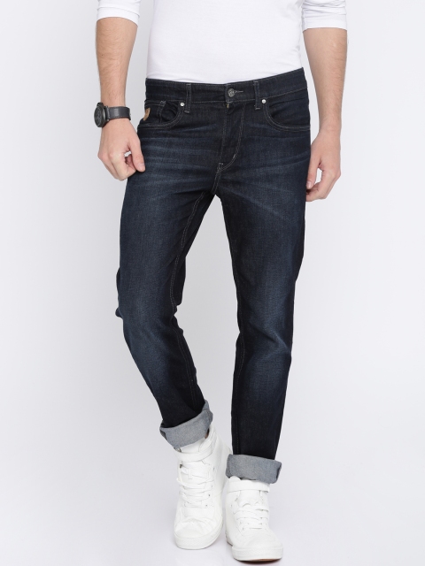

U.S. Polo Assn. Denim Co. Men Blue Skinny Fit Mid-Rise Clean Look Stretchable Jeans