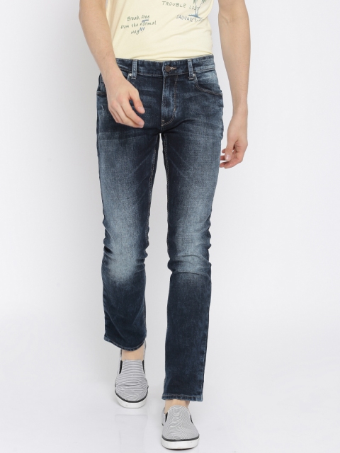 

U.S. Polo Assn. Denim Co. Men Blue Woody Slim Straight Fit Stretchable Jeans