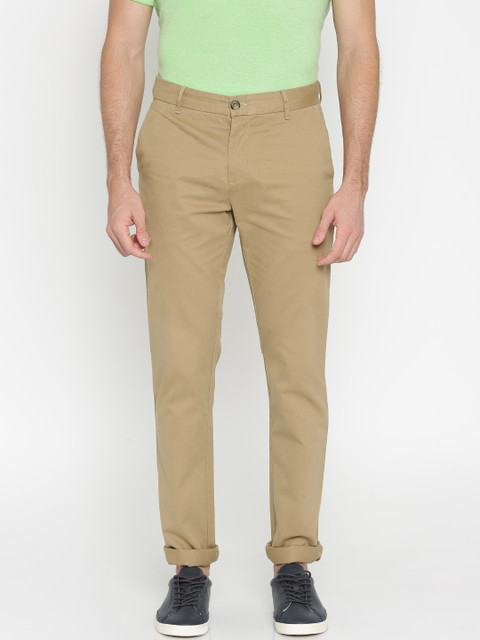 

U.S. Polo Assn. Men Khaki Solid Regular Fit Chinos