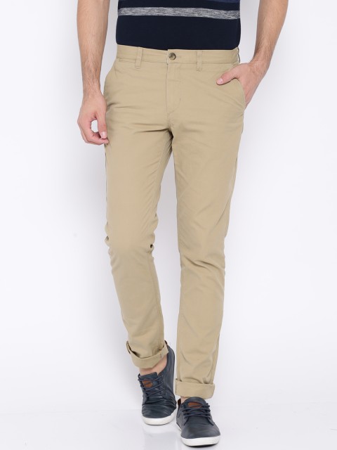 

U.S. Polo Assn. Beige Slim Chino Trousers