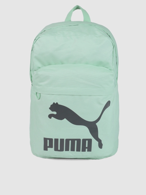 

Puma Unisex Green Brand Logo Printed Backpack