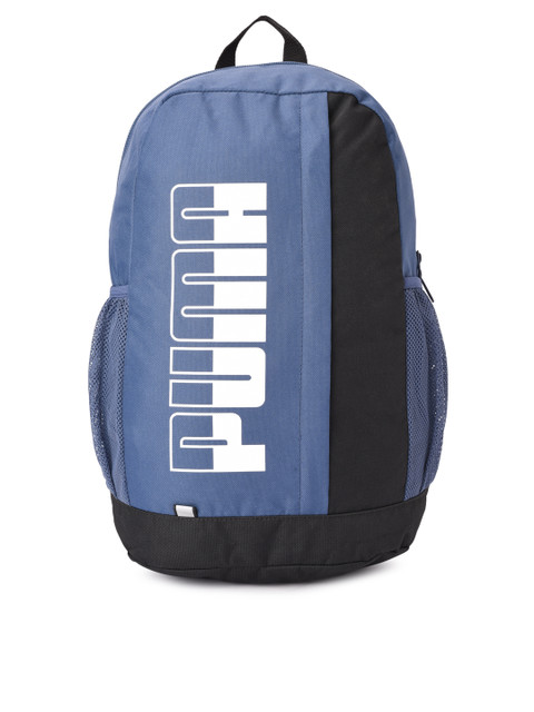 

Puma Unisex Blue & Black Brand Logo Printed Plus Backpack II