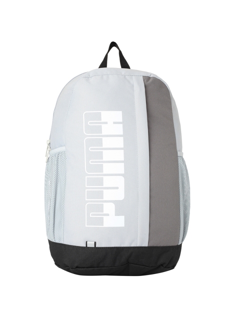 

Puma Unisex Grey Colourblocked Backpack